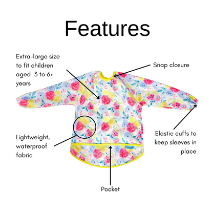 Long Sleeved Smock Bibs [LARGE]