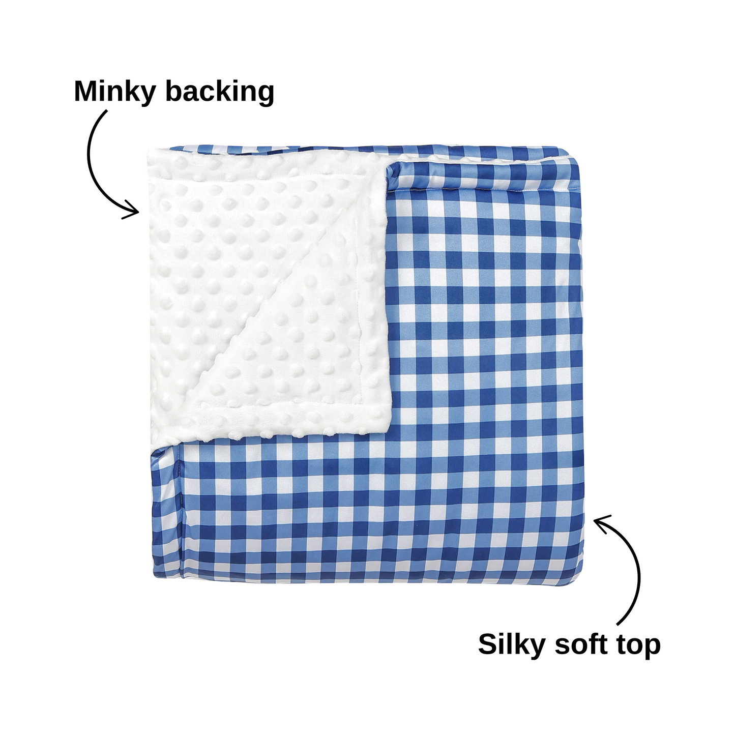 Minky Cuddle Blanket [60x60] - Hamptons