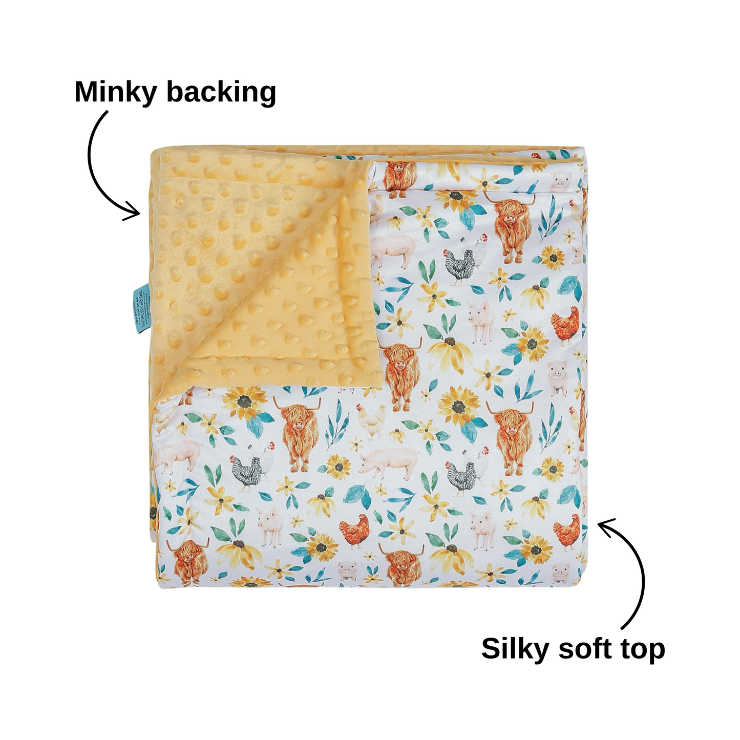 Minky Cuddle Blanket [60x60] - Scotty